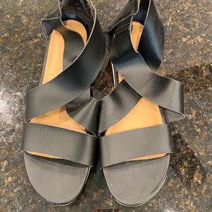 Black sandals size 12 universal thread